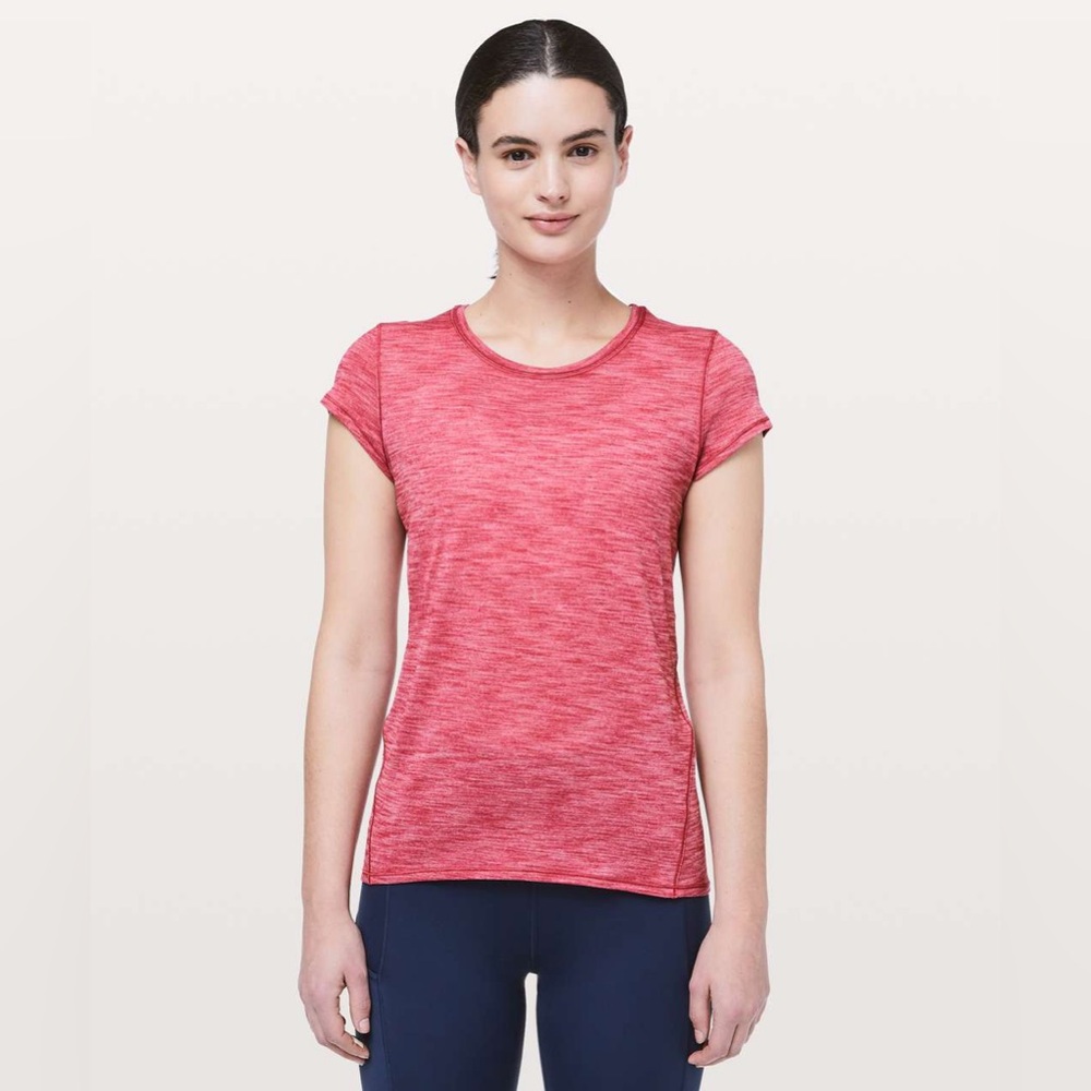 Lululemon Another Mile Short Sleeve
Heathered Violet Red Size 6